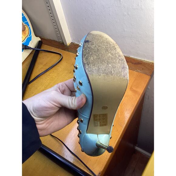 WET SEAL Women's Peep Toe Slip On Stiletto Heels Shoes Size 7 - Picture 5 of 7